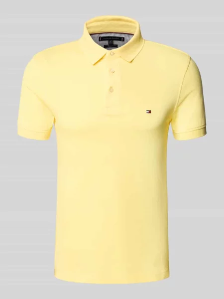Tommy Hilfiger koszulka polo Mężczyźni jednolity XXXL żółty