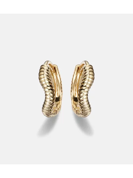 Náušnice Stone And Strand kamene zlatá