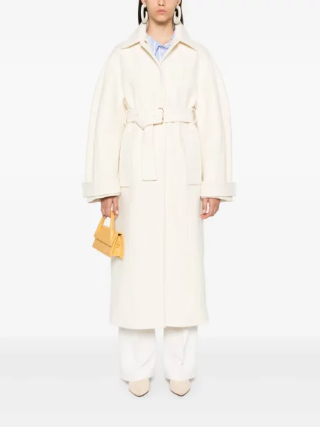 Płaszcz Jacquemus biały