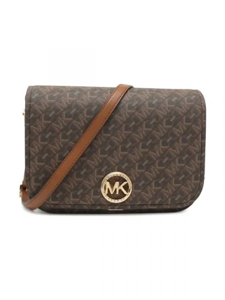 Michael Kors Geantă poștaș DELANCEY maro