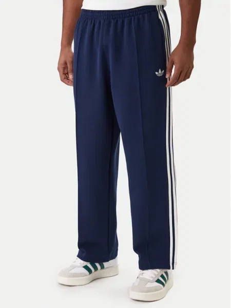 Adidas Sportinės kelnės adicolor Spacer Track Tamsiai Baggy Fit mėlyna