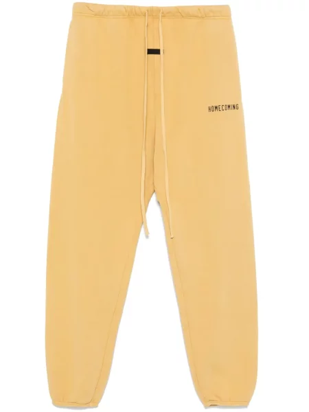 Pantaloni Fear Of God Essentials galben