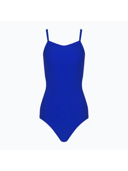 Jednodílné plavky FINIS Skinback Solid blueberry modré