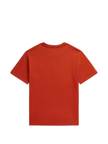 Koszulka polo dziecięca Polo Ralph Lauren pomarańczowa