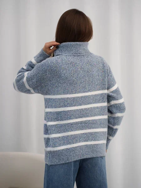 Светр ISSA Plus кашемір синій