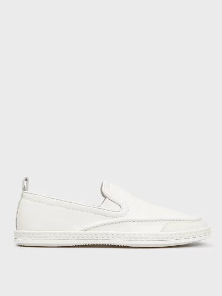 Шкіряні кросівки Respect білі