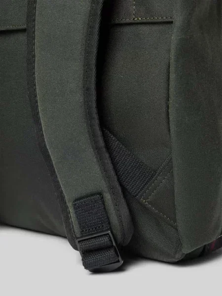 Plecak z naszywką z logo model FIELD WAX' Barbour szary