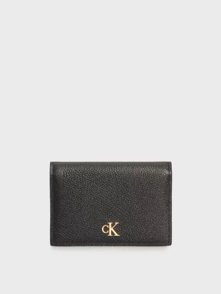 Кожаный кошелек Calvin Klein Jeans черный