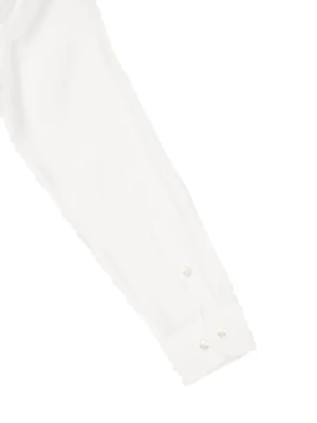 Cămașă Paula de mătase alb
