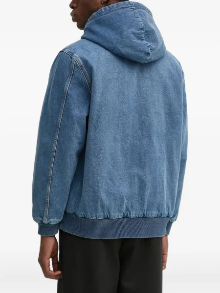 Blugi evazați Levi's® din piele de căprioară albastru