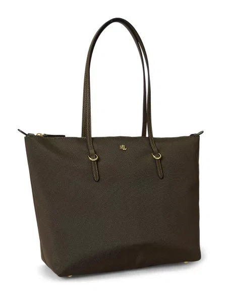Geantă shopper Lauren Ralph Lauren verde