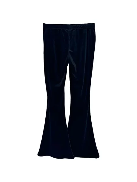 Pantaloni Ganni evazate albastru