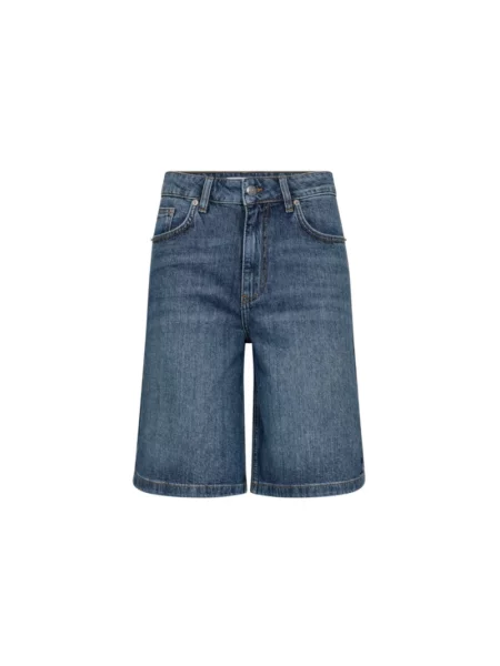 Szorty jeansowe Co'couture do kolan niebieskie