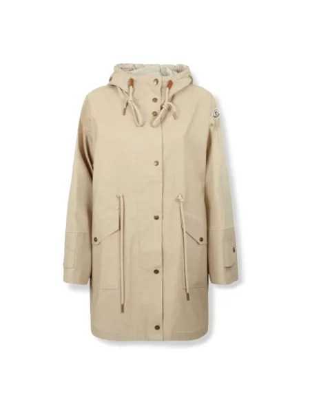Parka Moncler beżowa