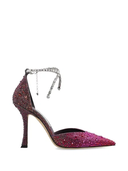 Pantofi cu toc Jimmy Choo violet