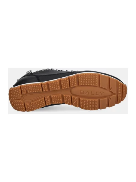 Sneakersy Bally skórzane czarne