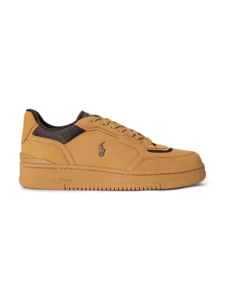 Polo Ralph Lauren Opn Mster Pp sneakers pentru bărbați din piele galben