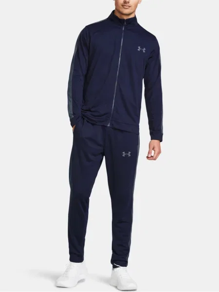 Pánska tepláková súprava Under Armour UA Knit Track Suit midnight navy/downpour gray/downpour gray modrá