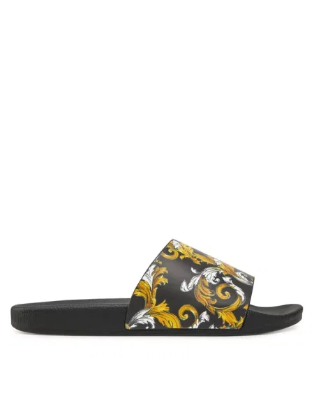 Klapki Versace Jeans Couture czarne