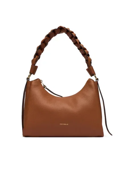 Coccinelle Bőr hobo táska BOHEME GRANA DOUBLE barna