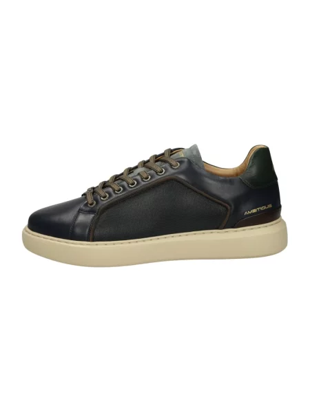 Sneakersy Ambitious skórzane niebieskie