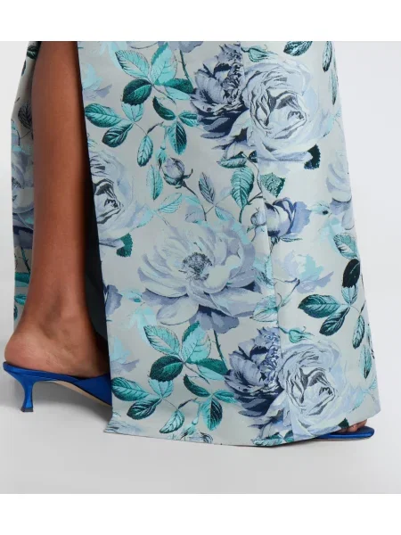 Cu centură rochie Markarian cu model floral