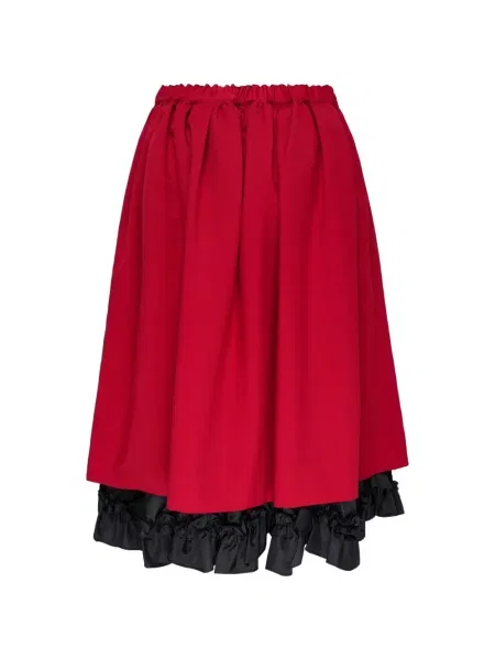 Spódnica midi dziecięca Comme Des Garcons Girl czerwona