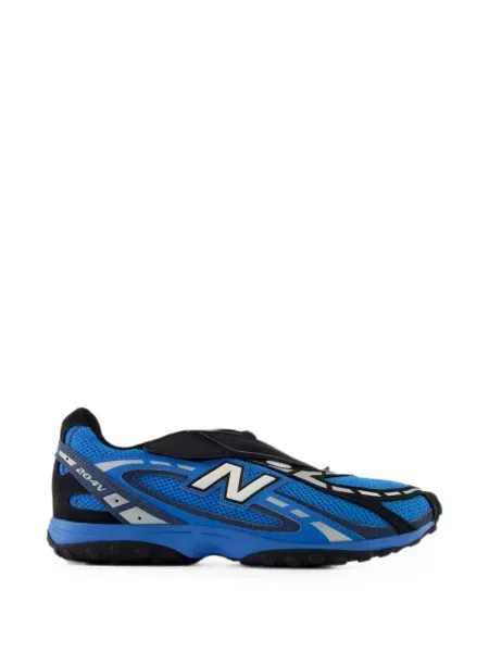 Pantaloni New Balance cu imagine din material terry cu model leopard gri