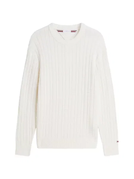 Πουλόβερ Tommy Hilfiger με στρογγυλή λαιμόκοψη