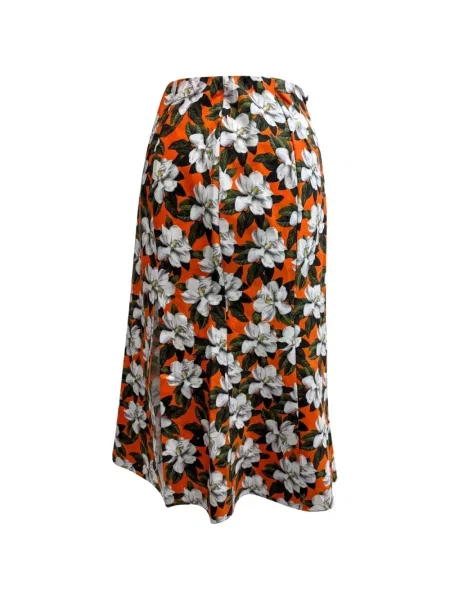 Fustă Alice + Olivia cu model floral cu imagine portocaliu
