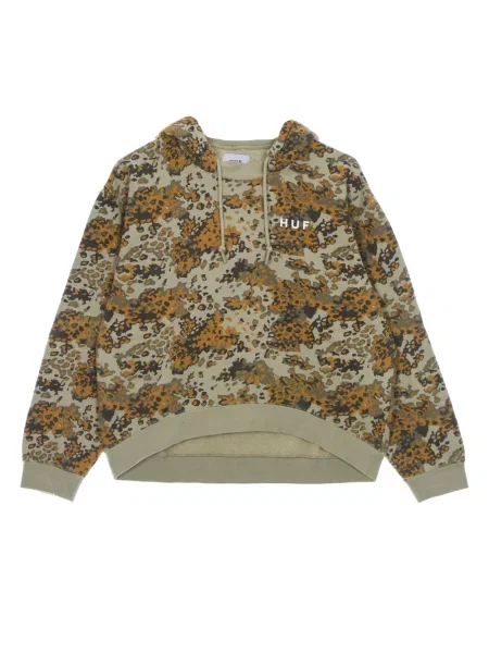 Bluza z kapturem Huf z kapturem w kamuflażu brązowa