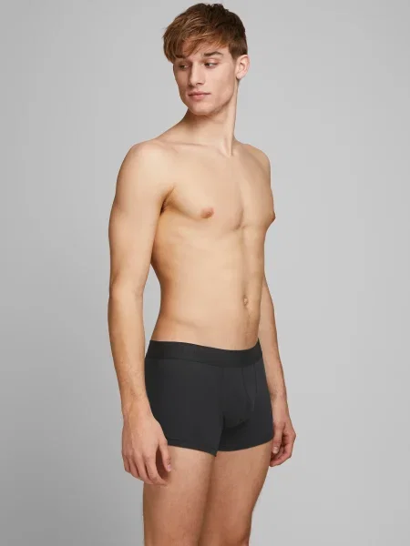 JACK & JONES Boxerky čierna