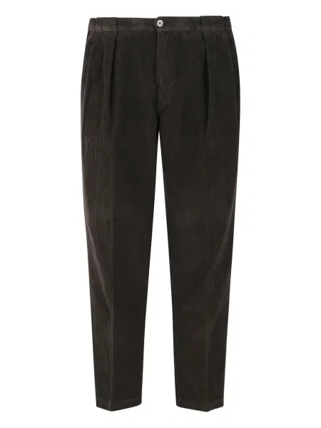 Pantaloni Briglia 1949 de catifea cord maro