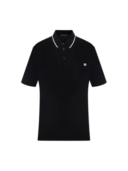 Koszulka polo Dolce And Gabbana czarna
