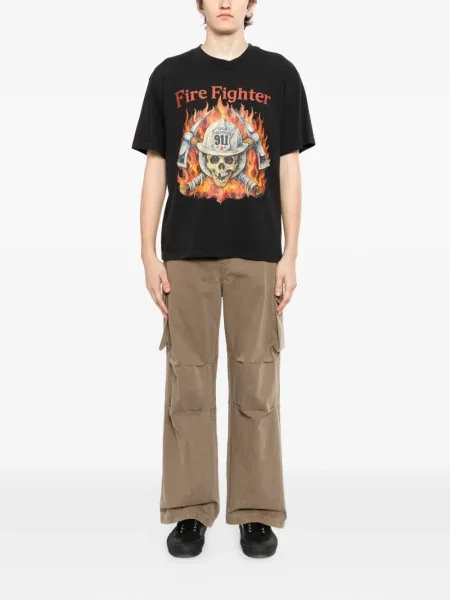 Tricou Melt cu imagine negru