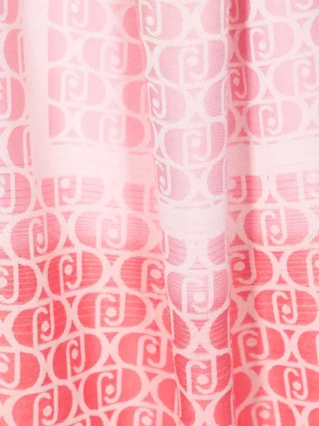 Jacquard šal Liu Jo ružičasta