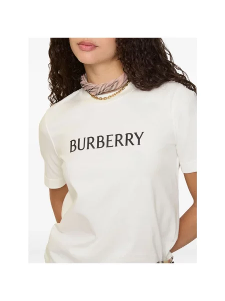 Koszulka Burberry biała