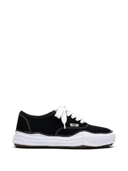 Sneakerși Maison Mihara Yasuhiro cu șireturi din dantelă chunky negru