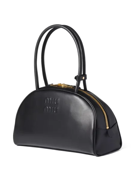 Geanta de piele Miu Miu din piele negru