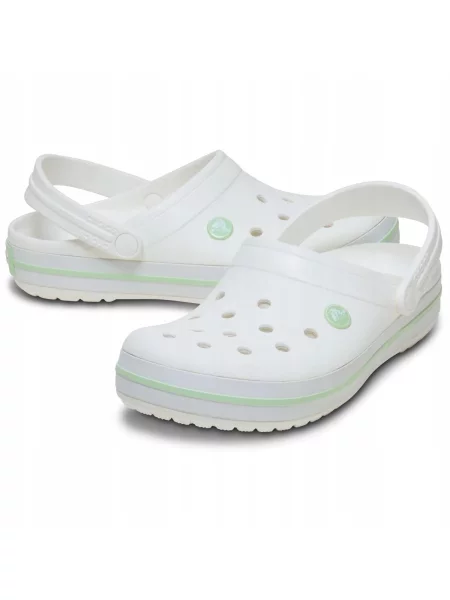 Klapki Crocs białe