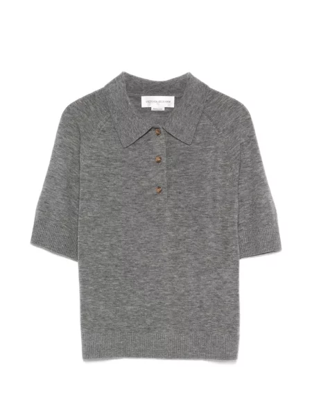 Polo Victoria Beckham tricotate gri