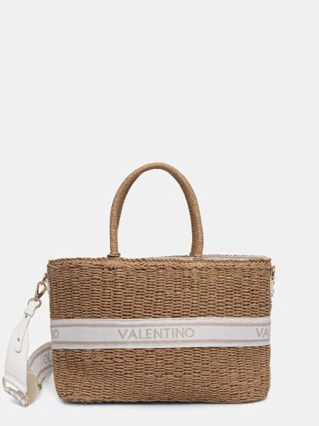 Valentino Bags torba plażowa BOHO beżowa