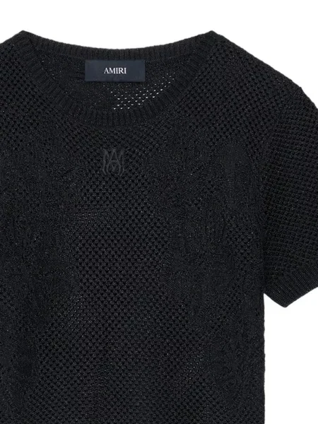 Tricou Amiri tricotate negru
