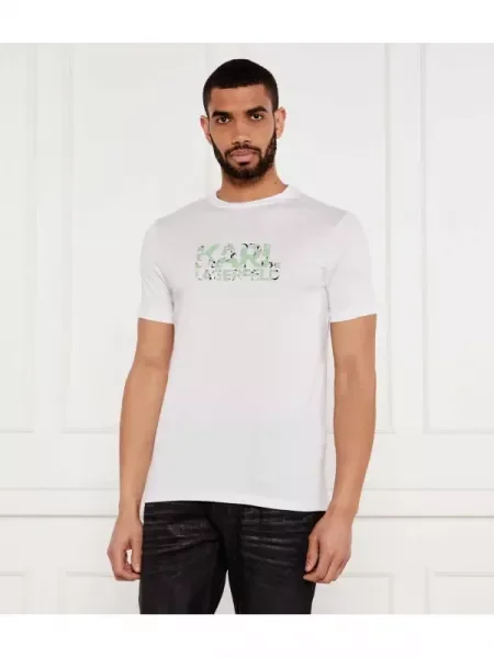 Karl Lagerfeld Tricou alb