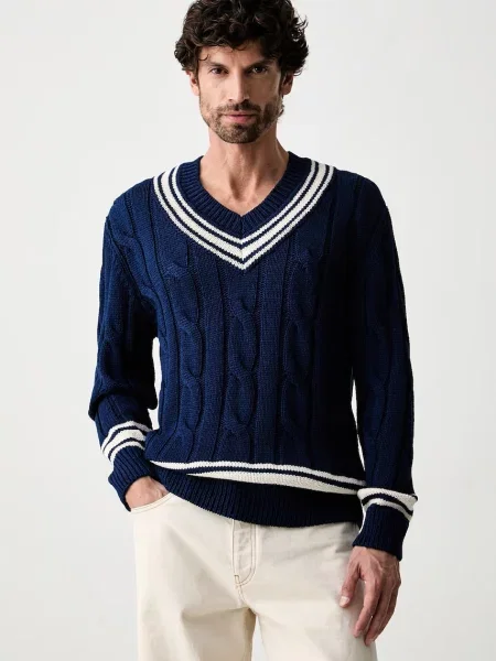 Gant pulover pentru bărbați din albastru
