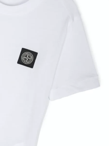 Koszulka dziecięca Stone Island biała