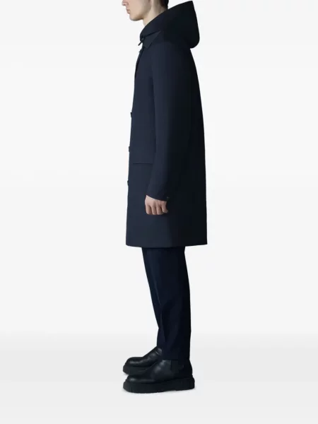 Palton Mackage cu glugă albastru