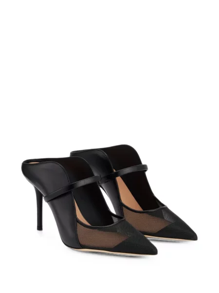 Papuci tip mules Malone Souliers plasă negru