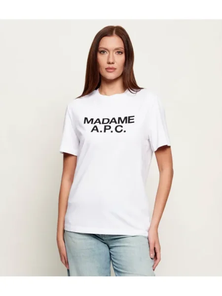 A.P.C. Tricou Madame | Straight fit alb
