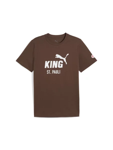 Koszulka FC St. Pauli KING z logo brązowa